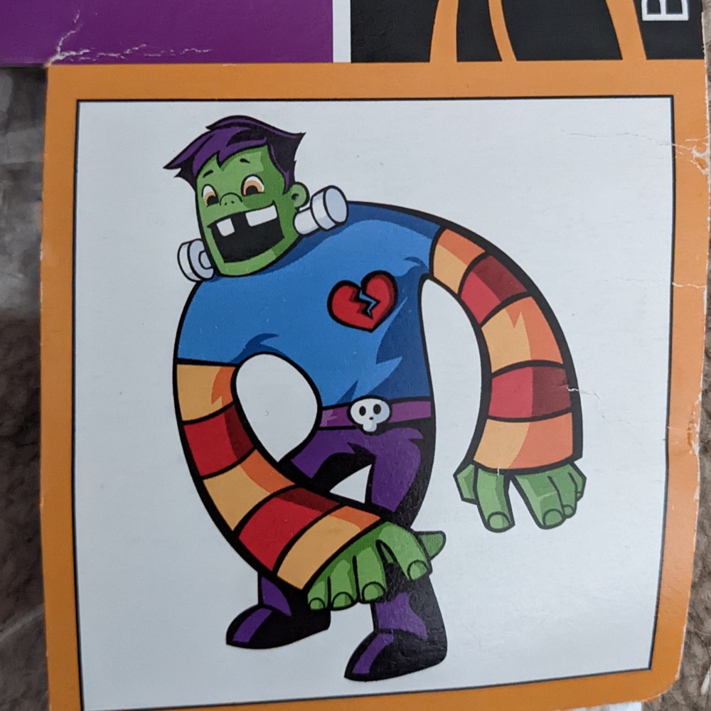 Halloween Decor Cutout Frankenstein 36” Cardboard Door Wall Jointed NEW